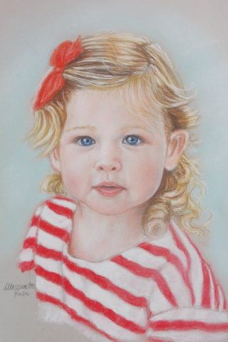 child portrait painting,